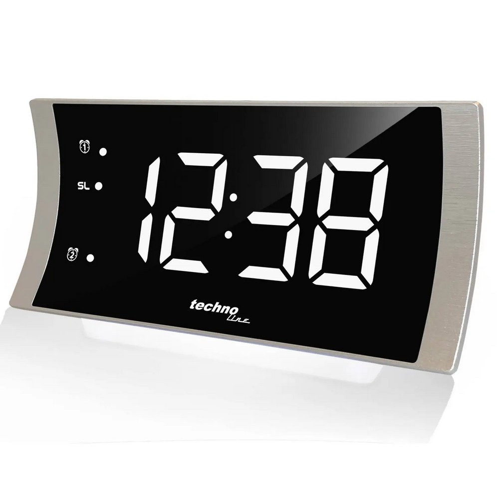 Часы настольные с радио Technoline WT494 Silver (WT494) Киев - изображение 1