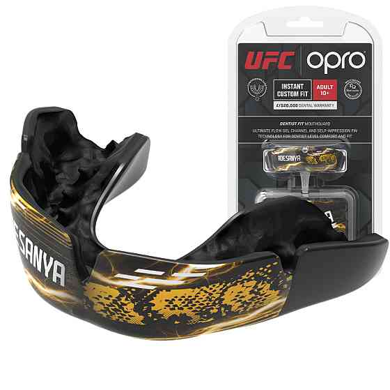 Капа OPRO UFC Fighter Collection Israel Adesanya доросла (вік 11+) Black (art.102529005) Каменское