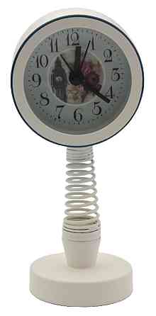 Годинник Будильник Quartz 6301 Білий Дніпро