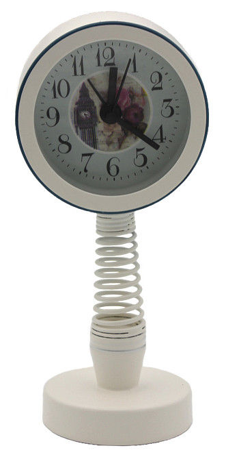 Часы Будильник Quartz 6301 White Днепр - изображение 1