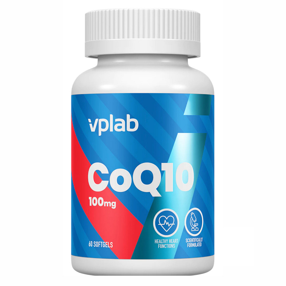 Коэнзим Q10 VpLab CoQ10 100 mg 60 Softgels Киев - изображение 1
