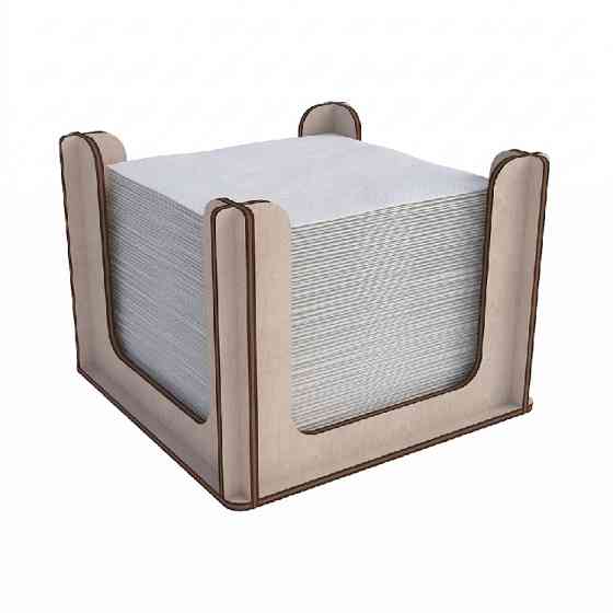 Серветниця EKOSTAR дерев'яна 130х130х95 Київ