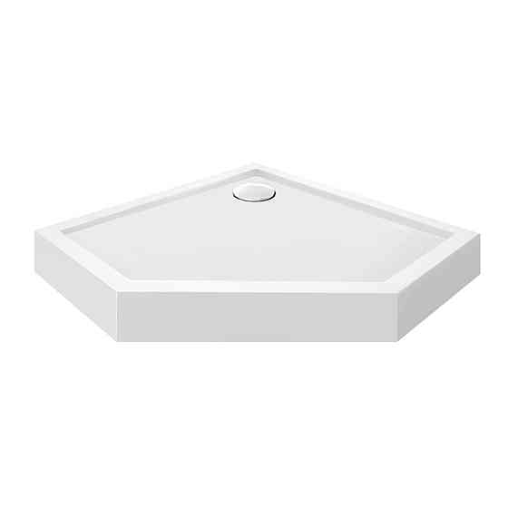 Душовий піддон Qtap Diamond 301112 100x100x12 см + сифон Київ