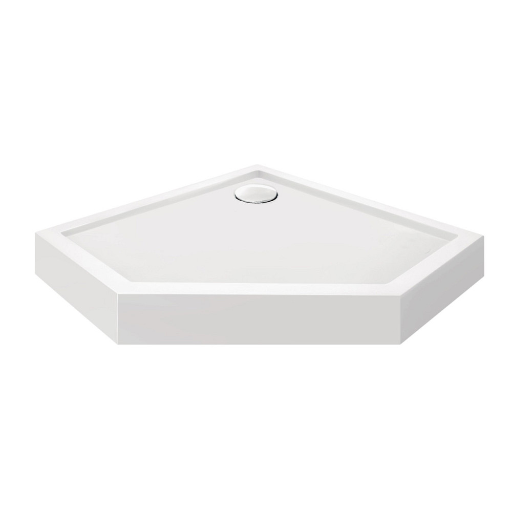 Душовий піддон Qtap Diamond 301112 100x100x12 см + сифон Київ - фото 1