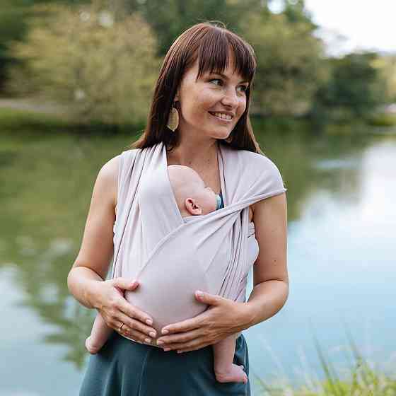 Трикотажний слінг-шарф Love & Carry - Сакура Київ