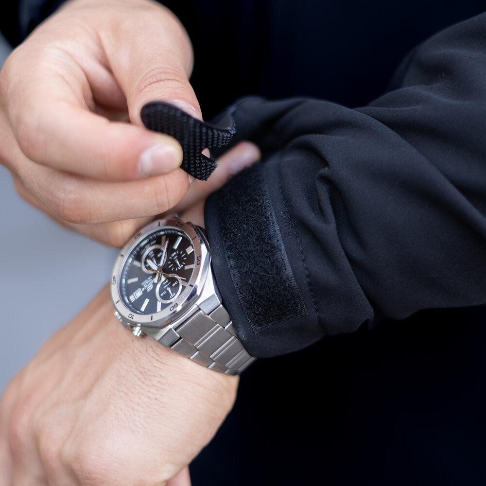 Куртка мужская демисезонная с капюшоном чёрная Pobedov Matrix Киев - изображение 1