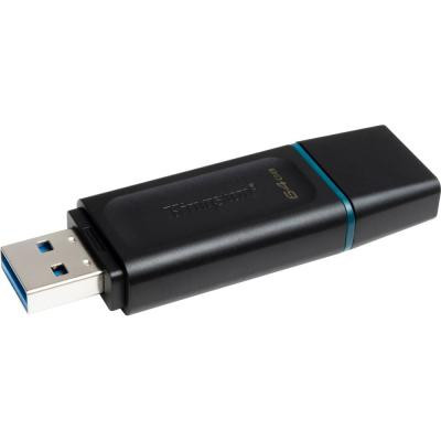USB флеш накопичувач Kingston 64GB DataTraveler Exodia Black/Teal USB 3.2 (DTX/64GB) Вінниця - фото 4