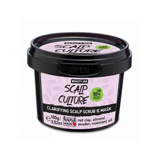Очищувальний скраб-маска для шкіри голови Скальп Культура Beauty Jar 100 мл Вінниця
