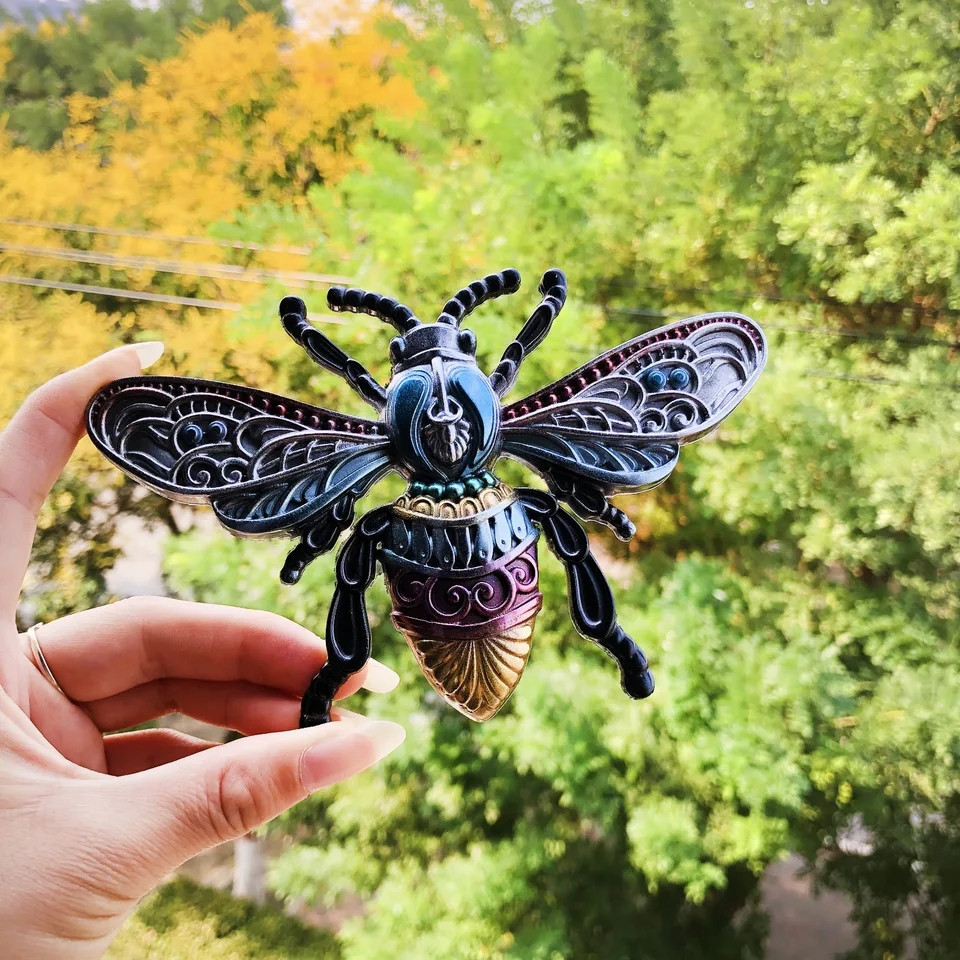 Молд силиконовый Пчела 162 на 109 мм белый Киев - изображение 3