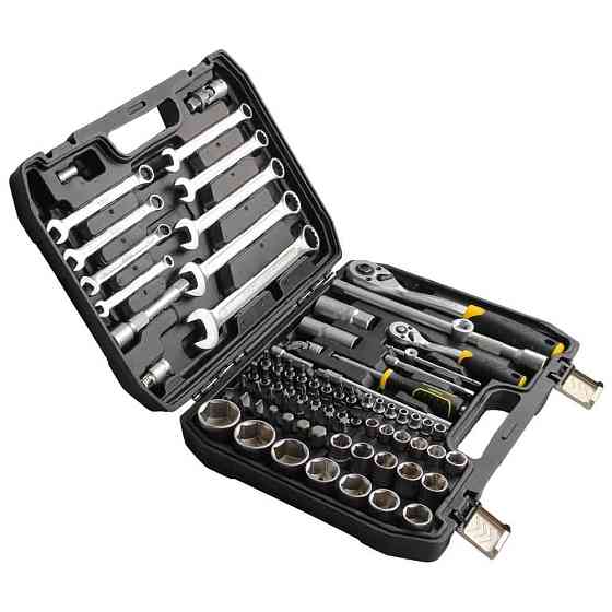 Набір насадок торцевих і біт 1/4", 1/2" 82 шт CrV mid SIGMA (6001551) Київ