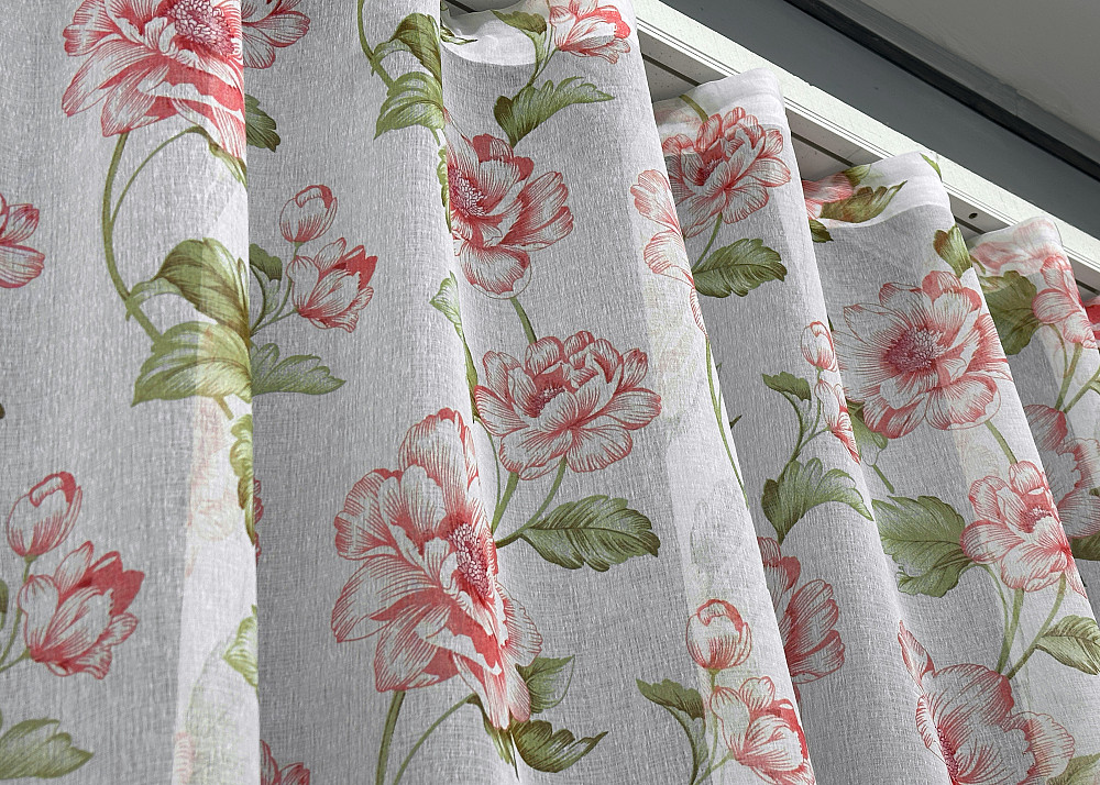Тюль VR-Textil 1867т Flora Батист Разноцветный 400х270 см (42-1376) Киев - изображение 8