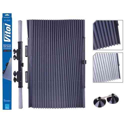 Сонцезахисна шторка гармошка 80х155 см для авто Харків