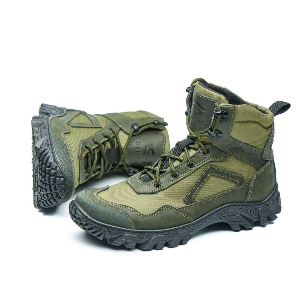 Черевики тактичні, берці. Шкіряні, кордура. Міцні. 205-Хакі 44 (29) Харків - фото 3