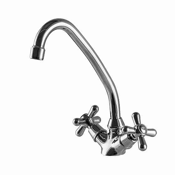 Змішувач для кухні Globus Lux GB-SHARM-0104-00-WH без шлангів Луцьк