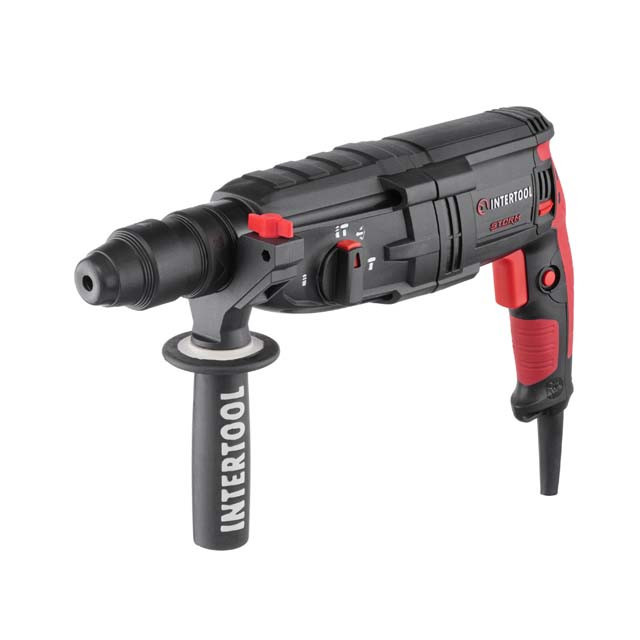 Перфоратор INTERTOOL WT‑017,1,0 кВт, 3,2 Дж, 0-1300 об/хв, 0-5100 уд/хв - ударний, надійний, зручний Львів - фото 9