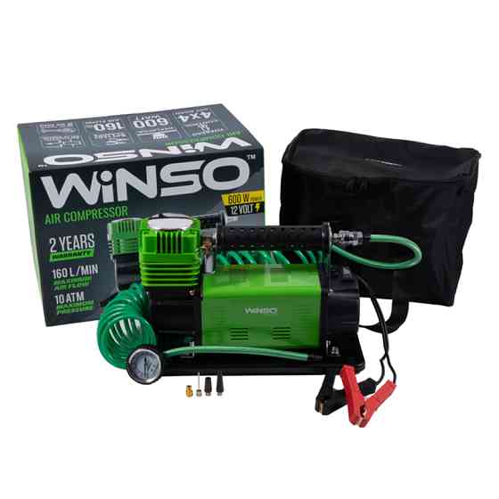 Компресор автомобільний Winso 10Атм 160л/хв 600Вт Львів