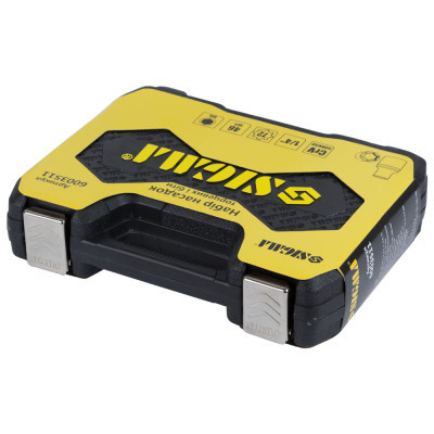 Набор инструментов Sigma насадок торцевых и бит 1/4" 46шт CrV mid (6003511) Винница - изображение 6