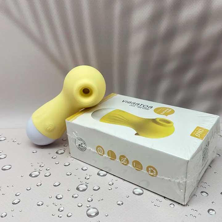 Кліторальний вакуумний вібратор Wo-sex Lilo (вуманайзер) USB - Лимонний - Вібратори Вінниця - фото 11