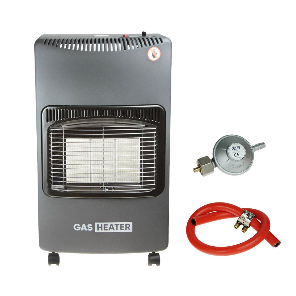 Портативный газовый обогреватель Gas Heater 3 режима мощности (1500 Вт, 2800 Вт, 4200 Вт) с редуктором и шлангом (Польша) Киев - изображение 1