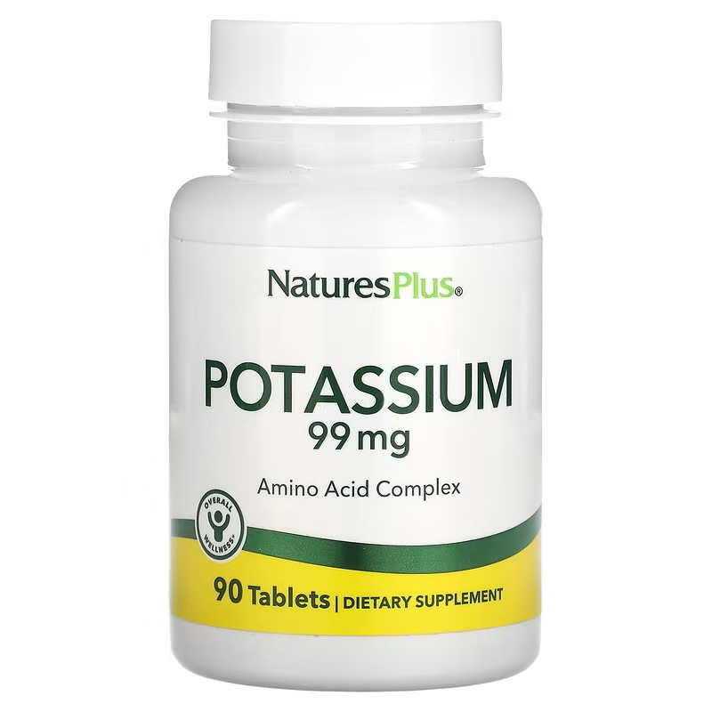 Калий Nature's Plus Potassium 99 mg 90 Tablets Луцк - изображение 1