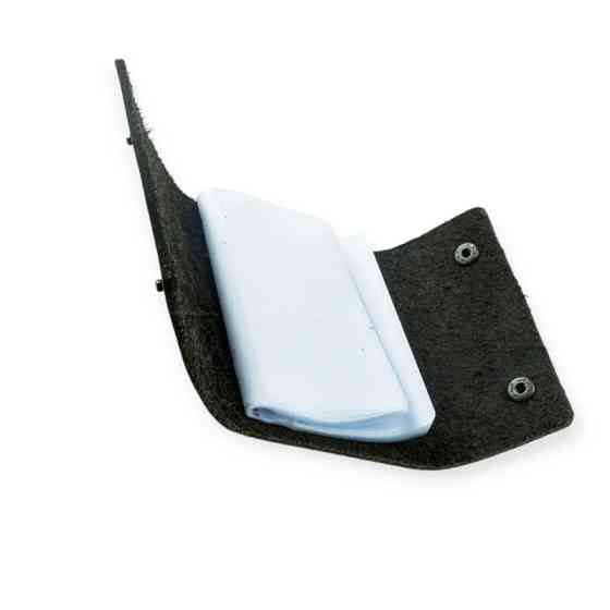 Визитница кожаная коричневая 2 кнопки Мукачево