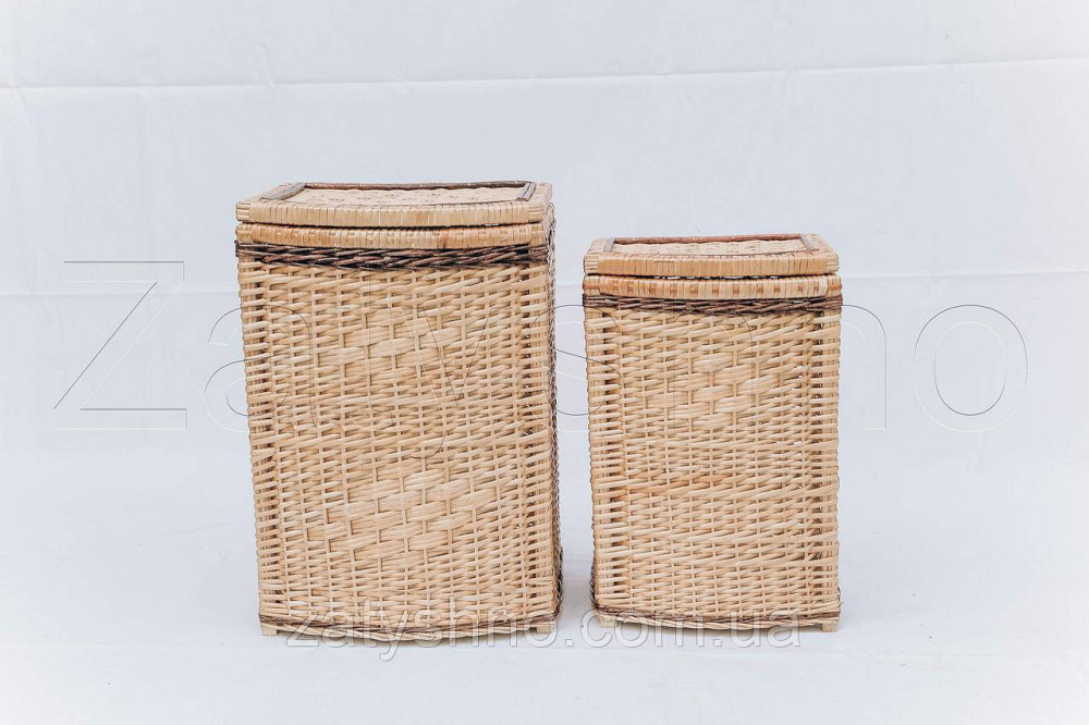 Ящики плетені для білизни пара Київ - фото 3