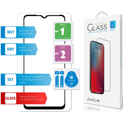 Стекло защитное ACCLAB Full Glue Tecno Spark 10 (1283126580550) Винница - изображение 7