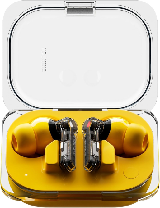 Бездротові навушники Nothing Ear (a) Yellow Hi-Res активне шумозаглушення 45 дБ Bluetooth 5.3 жовті Київ - фото 2