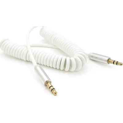 Кабель мультимедійний 3.5mm M to 3.5mm M 1.5m 90° corner white Voltronic (YT-AUXSGJ(M)/(M)-1.5-W) Вінниця