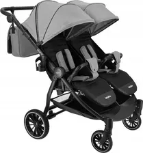 Дитяча коляска Wózek spacerowy dla bliźniaków KacBru Goldie Twins Szary Київ - фото 1