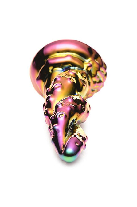 Фентезійний скляний фалоімітатор Creature Cocks Enchanting Rainbow Glass Dildo, 16 см Sex Aura Київ - фото 3