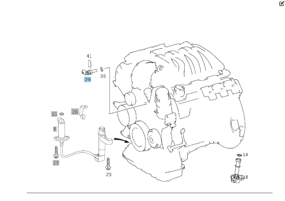Mercedes-Benz  A0009050700 Датчик температури охолоджуючої рідини OM646 OM647 OM648 OM611 OM612 M277 Одеса