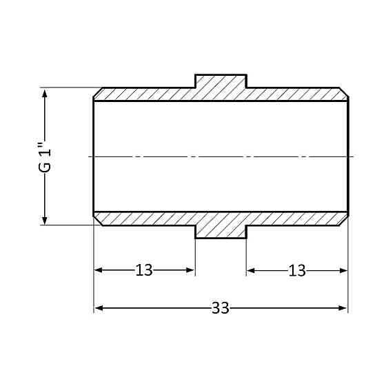 Ніпель Thermo Alliance Standart 1" НР SD4072525 Київ