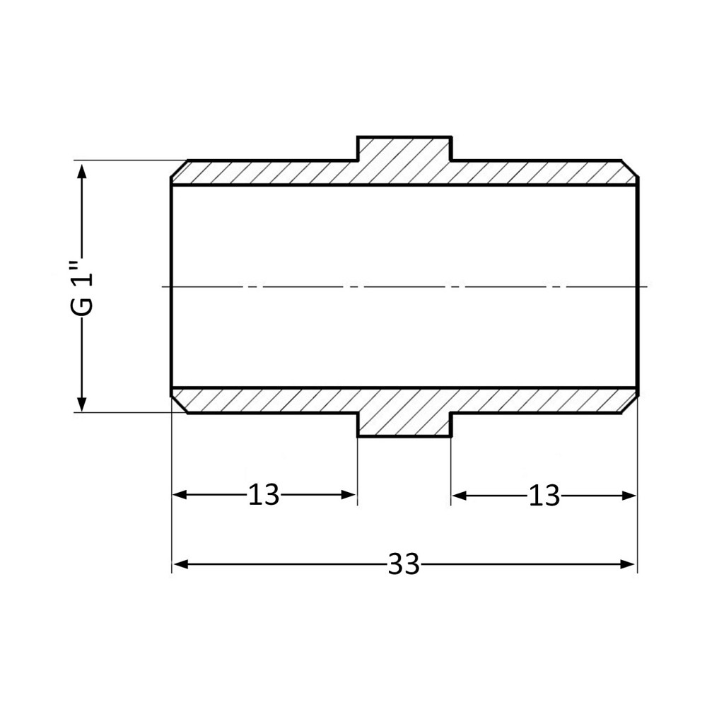 Ніпель Thermo Alliance Standart 1" НР SD4072525 Київ - фото 2