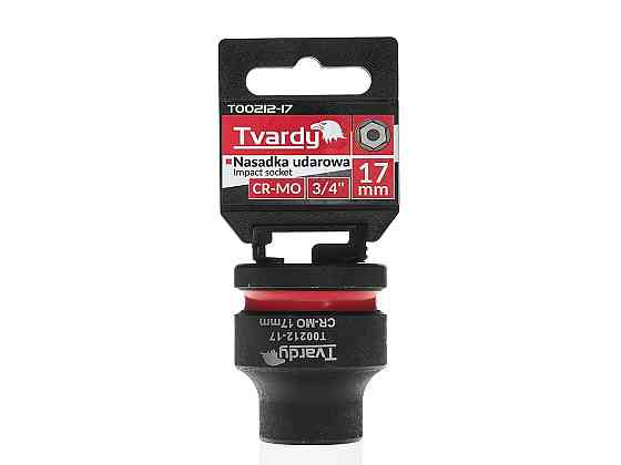 Головка ударна "Tvardy" з хром-молібденової сталі (Cr-Mo)  3/4"  6-гранна 17 мм Киев
