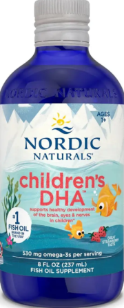 Риб'ячий жир (рідкий) для дітей Nordic Naturals Children's DHA 237мл полуниця Київ