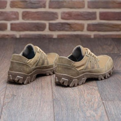 Кросівки тактичні з натуральної шкіри та кордури кольору кайот 42 (28) Харків - фото 8