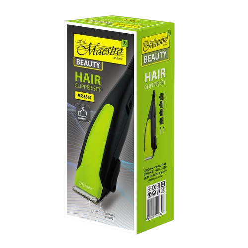 Машинка для стрижки червона MR-656C-RED Maestro Житомир - изображение 3