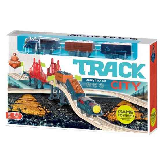 Железная дорога с ретро поездом на батарейках для мальчиков CJ-4000546 Каменец-Подольский