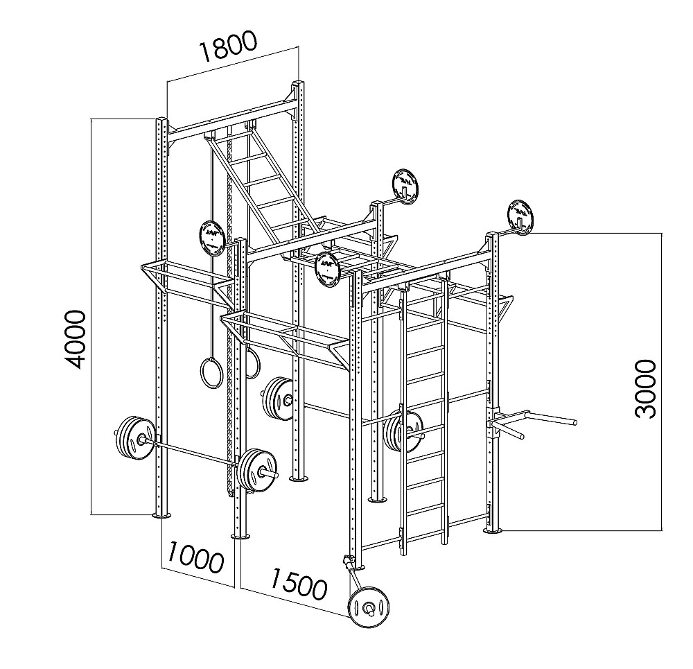 Кросфіт станція V`Noks EXO 6-2 Каменское - изображение 6