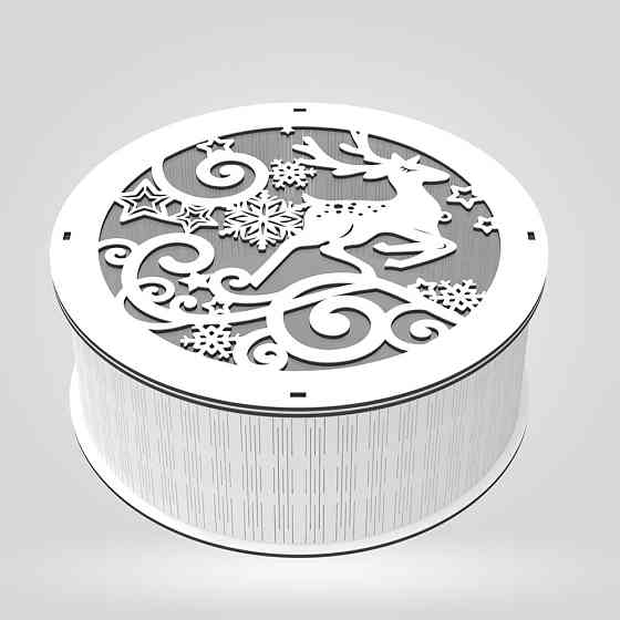 Подарочная коробка EKOSTAR d200 h80 Киев