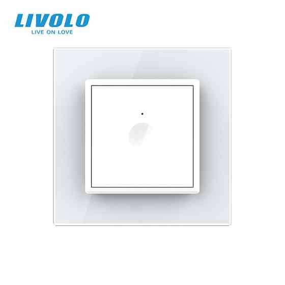Сенсорний вимикач Sense 1 сенсор Livolo білий (722000111) Коломия