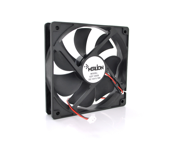 Кулер корпусной Merlion 12025 DC sleeve fan 2 pin - 120*120*25мм, 1100 об/мин Полтава - фото 1