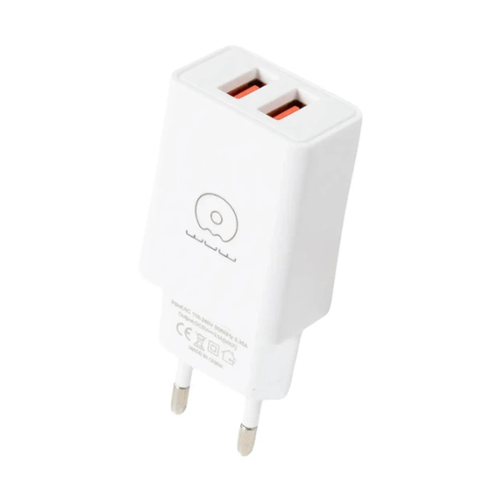 Сетевое зарядное устройство с кабелем WUW-T55 2USB/3.1A set IP Одесса