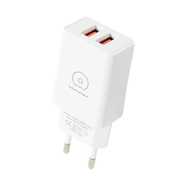 Сетевое зарядное устройство с кабелем WUW-T55 2USB/3.1A set IP Одесса - изображение 3