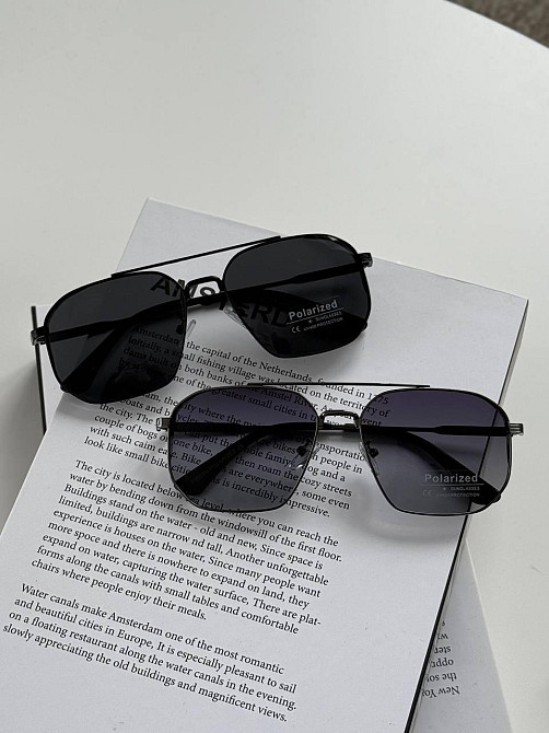 Стильні сонцезахисні окуляри унісекс POLARIZED з металевою оправою🔥 Київ - фото 9