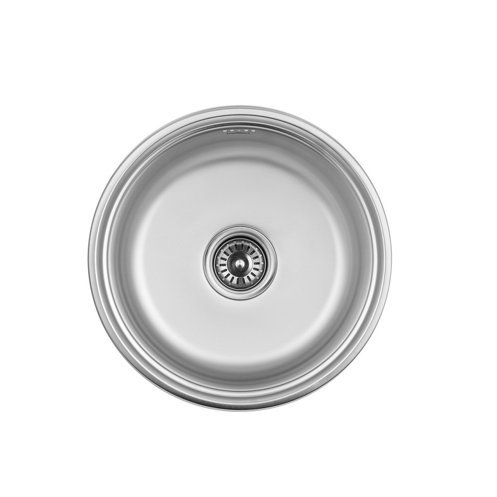 Кухонная мойка с нержавеющей стали Kroner KRP Satin - 430 (0.8 мм) Киев - изображение 1