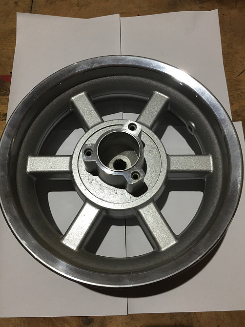 Диск колеса 3,50*12 (зад, диск) (легкосплавний, 18 шліців) ST Мукачево - фото 1