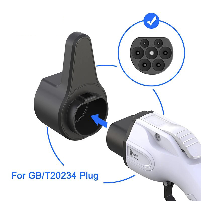 Тримач для зарядного пристрою EV GB/T для заряджання електромобіля FeyRee (Чорний) Николаев - изображение 1