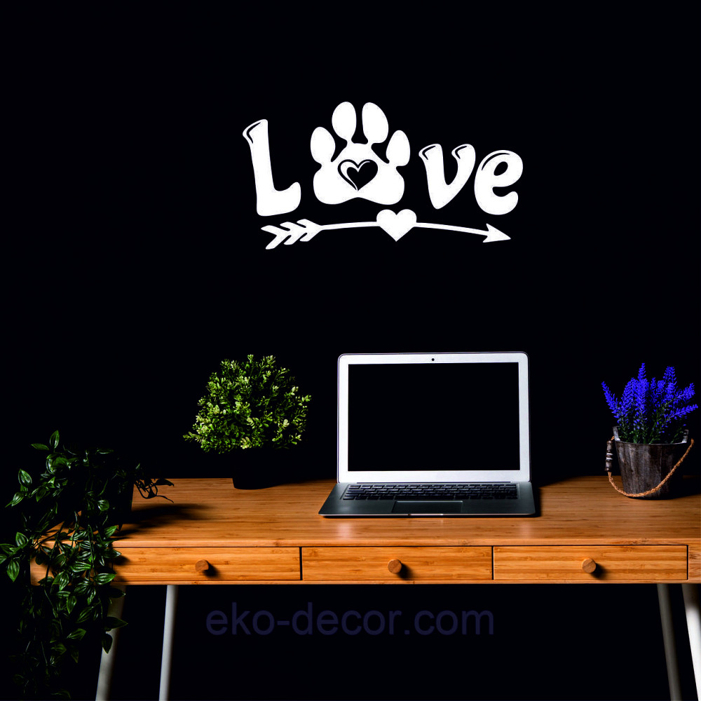 Декоративне настінне 3D Панно «LOVE » Декор на стіну з об'ємом Київ - фото 5